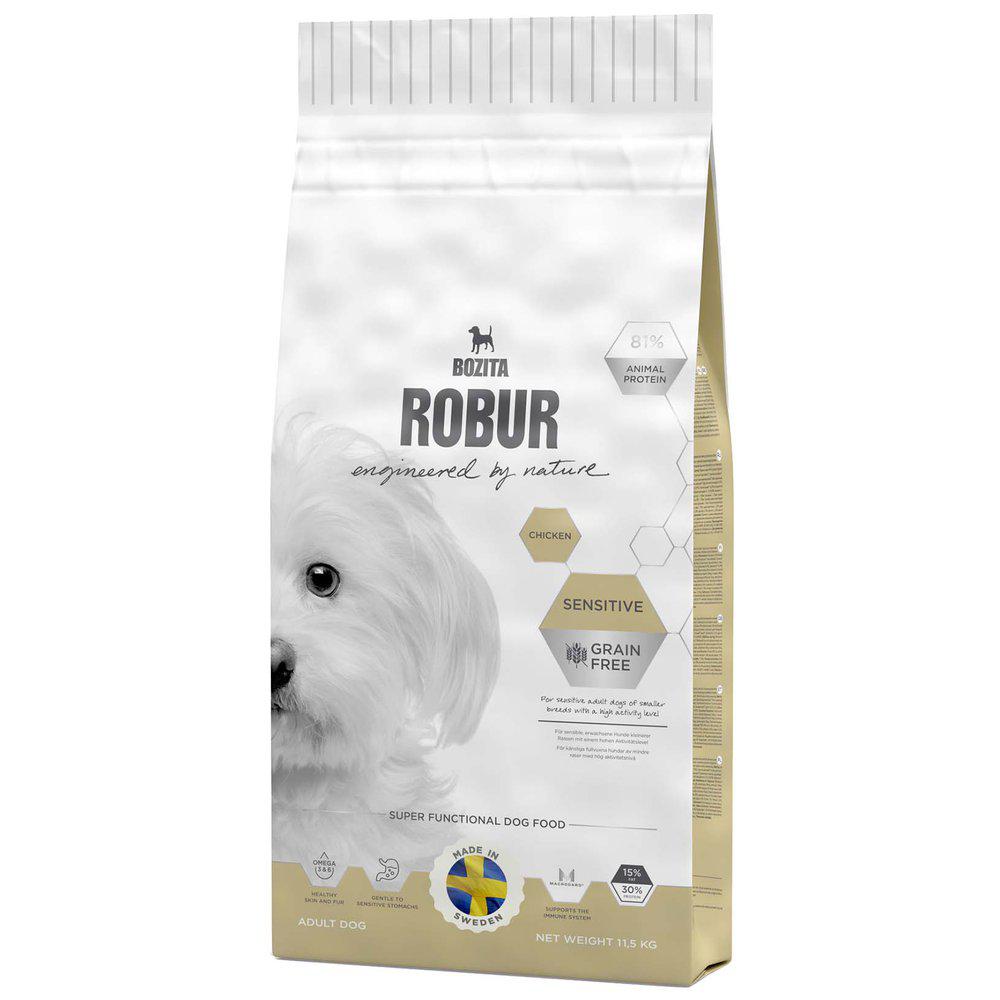 Bozita Robur Sensitive Grain Free Chicken Hundefoder 11.5Kg-Adult-Bozita-PetPal