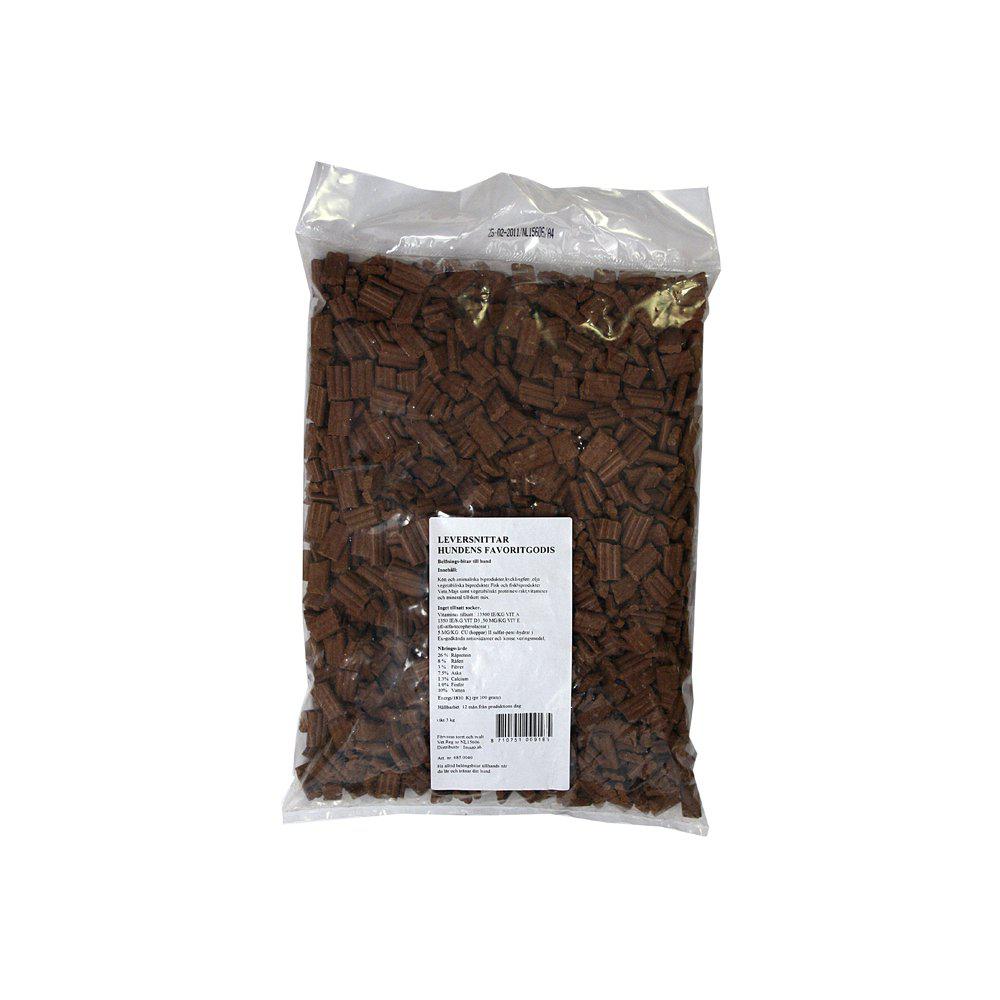 Leversnitter 3Kg-Hundekiks-Petpal Dk-PetPal