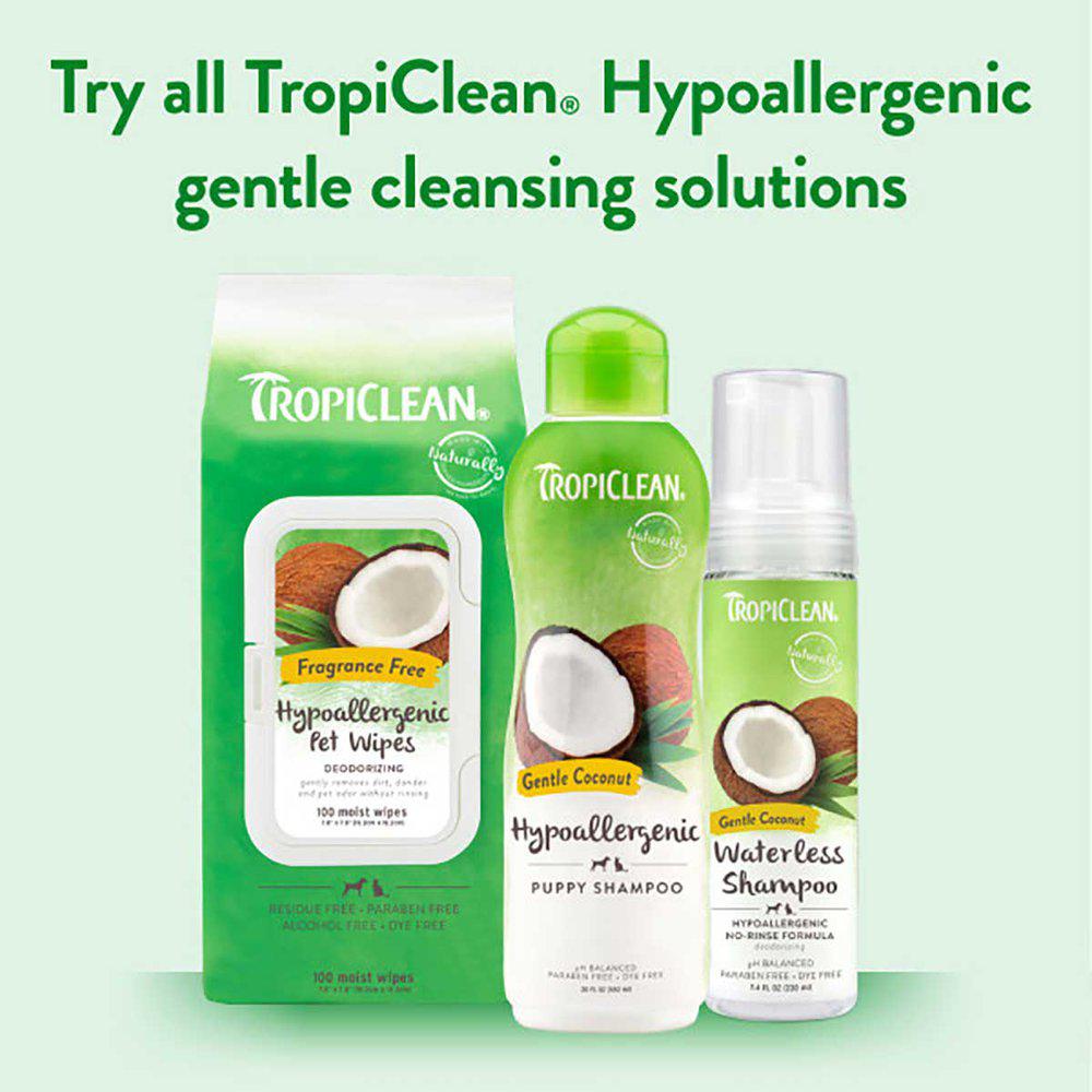 Tropiclean Vandløs Shampoo Hypo Allergenic 220Ml-Shampoo-Tropiclean-PetPal