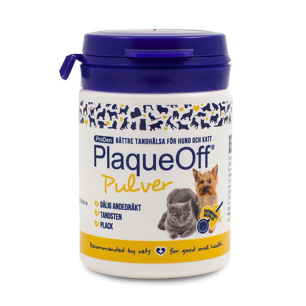 Plaqueoff Dyr 60Gr-Kosttilskud Hund Kat-SWEDENCARE-PetPal