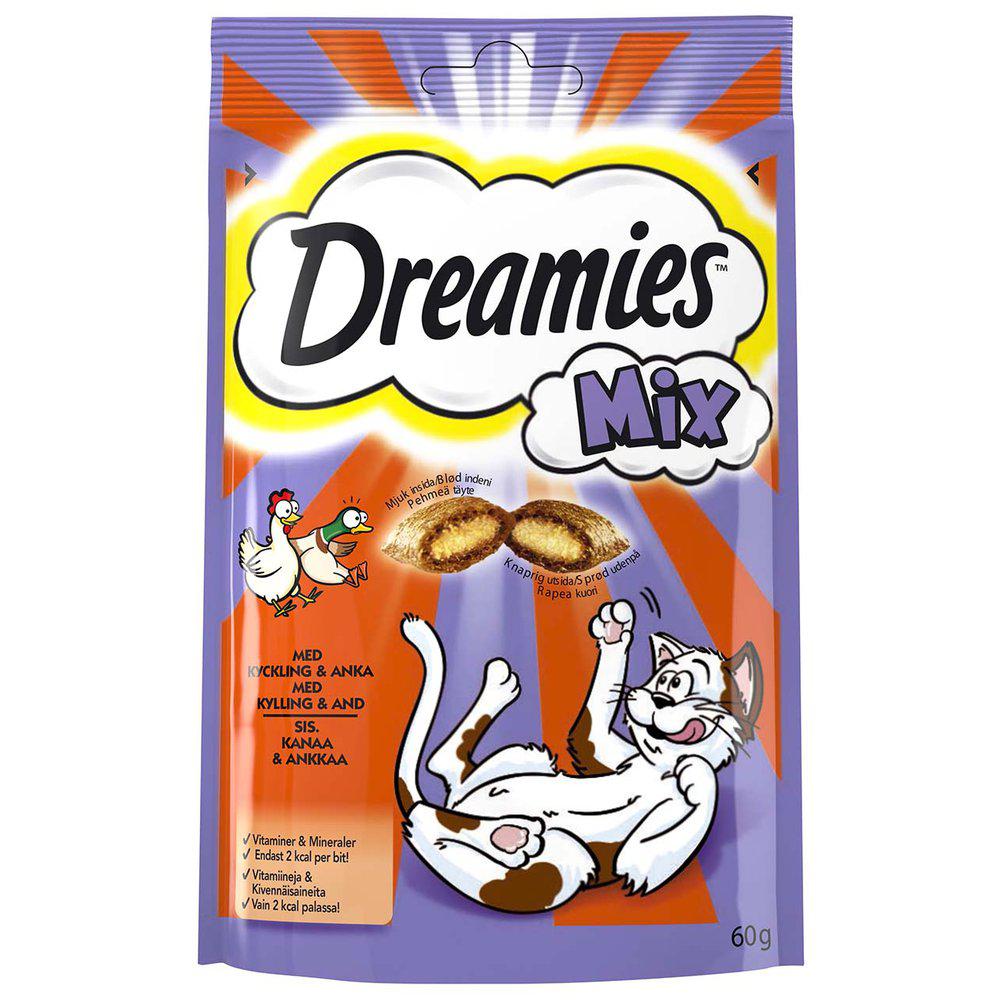 Dreamies Cat Godbid Mix Kylling & And 60Gr-Katte Godbidder-Mars-PetPal