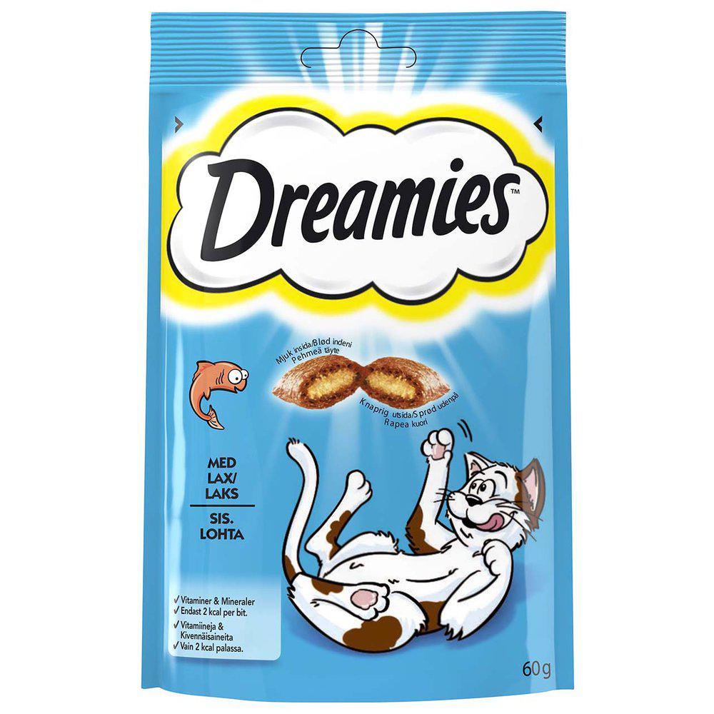 Dreamies Cat Godbid Laks 60Gr-Katte Godbidder-Mars-PetPal