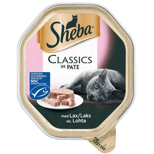 Sheba Classic Laks 85Gr-Vådfoder Pate Kat-Sheba-PetPal