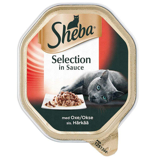 Sheba Selection Okse I Sauce 85Gr-Vådfoder I Sovs Kat-Sheba-PetPal