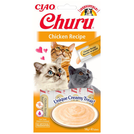 Churu Cat Kylling 4St Kattesnack-Liquid Snack-Churu-PetPal