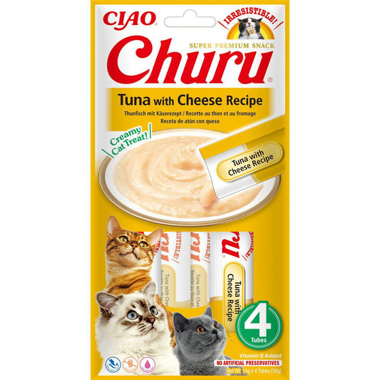 Churu Kattetunn Med Ost 4Stk-Liquid Snack-Churu-PetPal