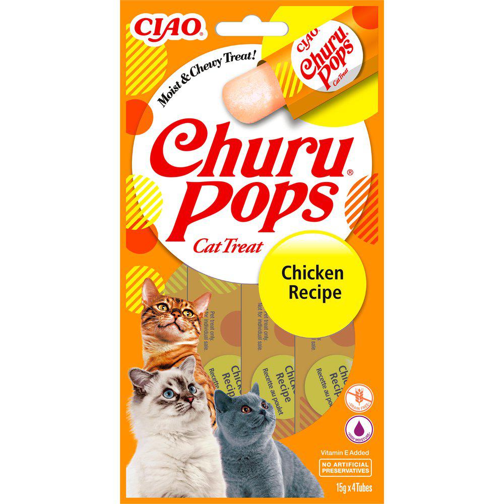 Churu Cat Pops Kylling 4St Kattesnack-Liquid Snack-Churu-PetPal