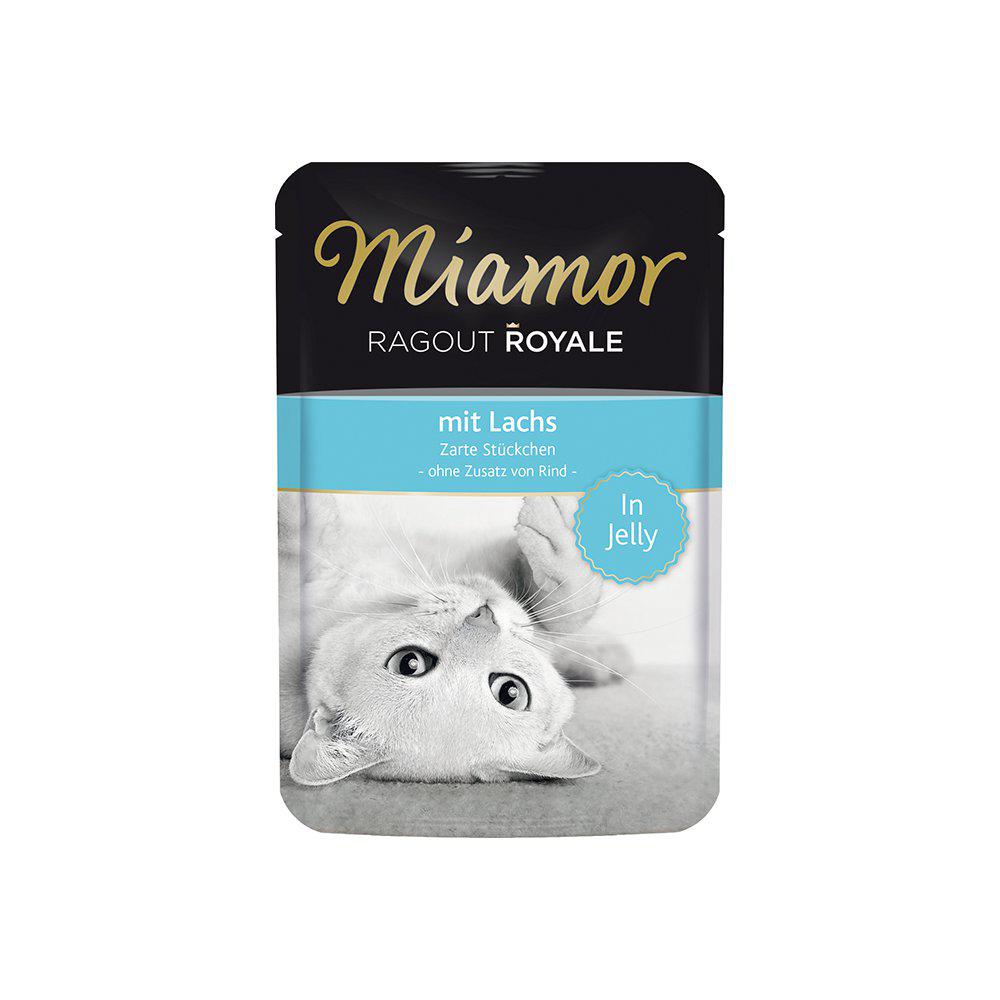 Miamor Ragout Royale Laks I Gelé 100Gr-Vådfoder Kat-Miamor-PetPal