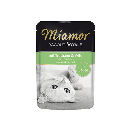 Miamor Ragout Royale Tyrkiet & Spil I Sauce 100Gr-Vådfoder Kat-Miamor-PetPal