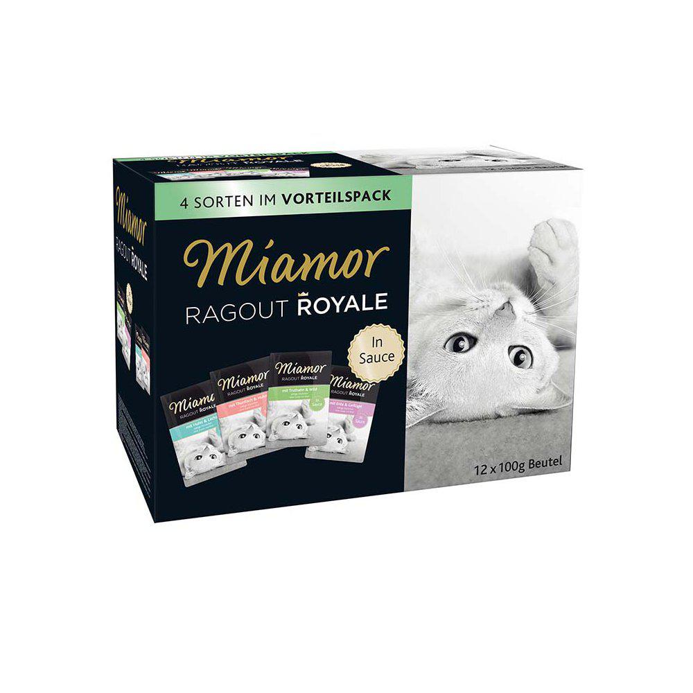 Miamor Ragout Multipack Sauce (4 Smagsvarianter) 12X100Gr-Vådfoder Kat-Miamor-PetPal