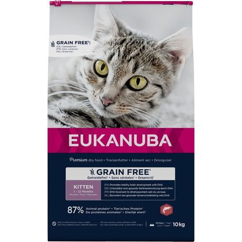 Eukanuba Cat Kitten Grainfree Salmon 10 kg