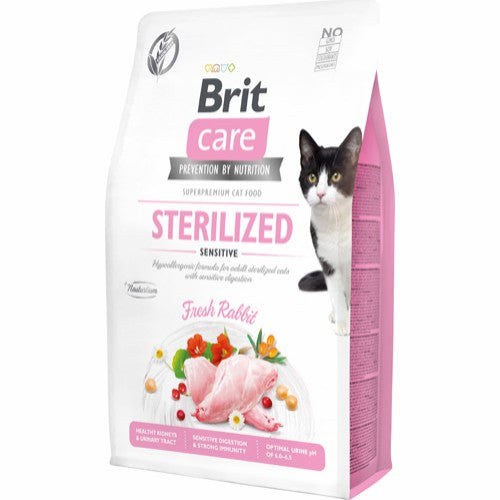 Brit Care Cat GF Sterilized Sensitive 2kg