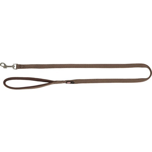 Premium leash, XS–S: 1.20 m/15 mm, brun