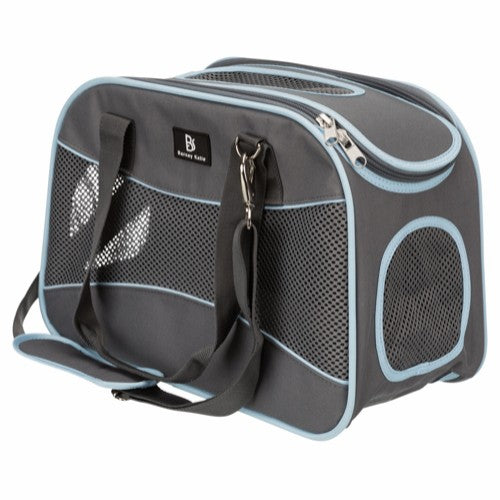 Alison taske, 20 x 29 x 43 cm, grå/blå