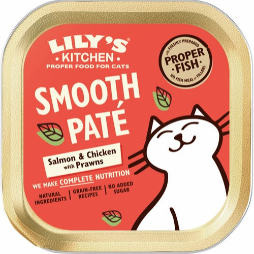 Lilys K. Cat Pate Salmon & Chicken & Prawns 85 g