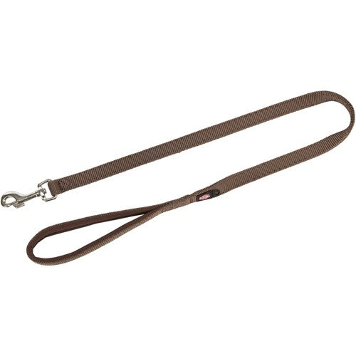 Premium leash, M–L: 1.00 m/20 mm, brun