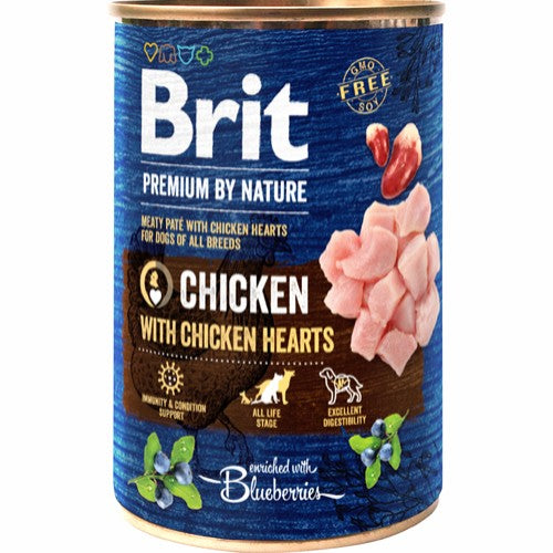 Brit Premium by Nature Chicken with Chicken Heart 400g