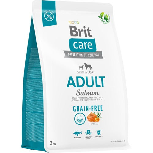 Brit Care Dog Grain-free Adult, Salmon, 3 kg