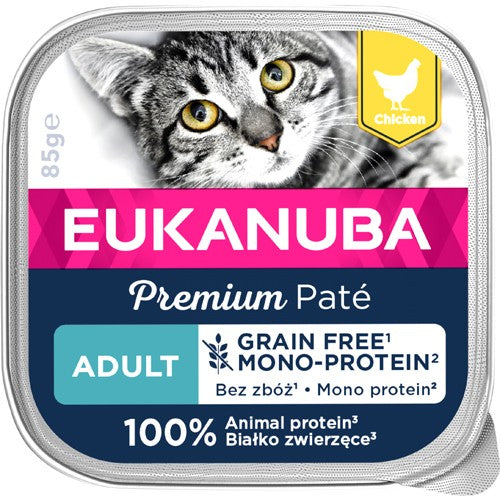 Eukanuba Cat Adult Chicken Pate Mono 85g