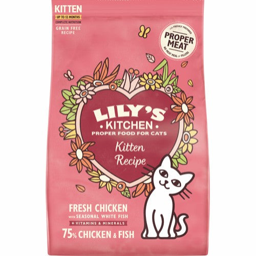 Lilys K. Kitten Recipe Chicken with White Fish 800 g