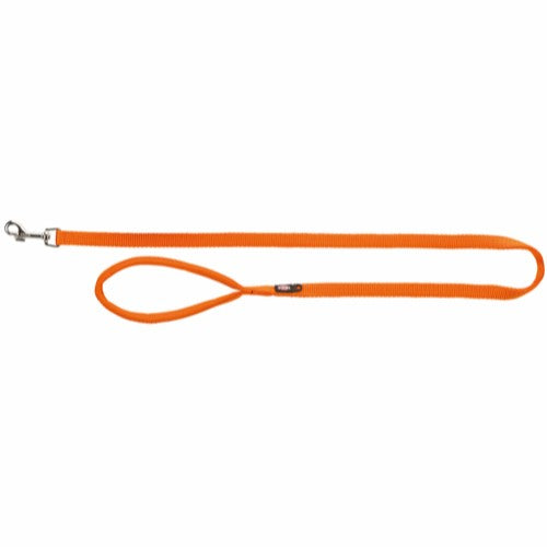 Premium leash, M–L: 1.00 m/20 mm, papaya