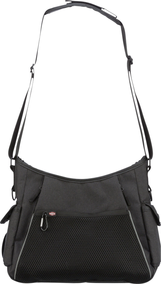 Walk and dummy bag, 34 × 29 × 9 cm, anthracite