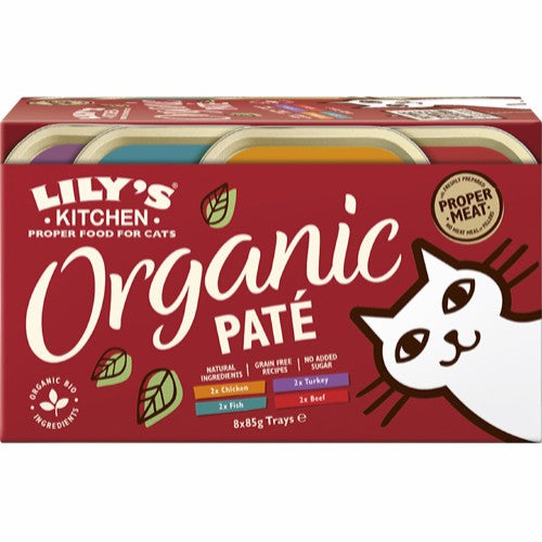 Lilys K. Organic Paté Trays Multipack 8x85g