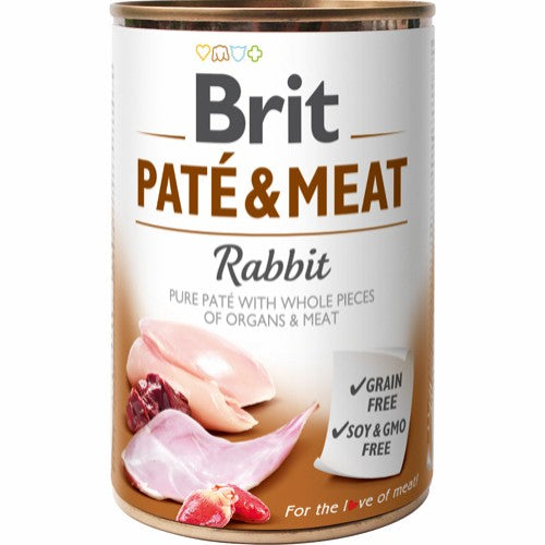 Brit Pate & Meat Rabbit 400 g
