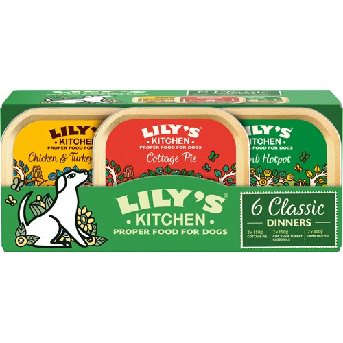 Lilys K. Classic Dinners Trays Multipack 6x150g