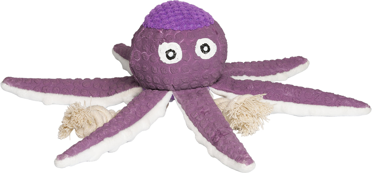 Companion latex coated plush toy - octopus