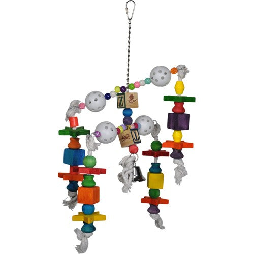 Bird Toy turning cubes multi color 42cm
