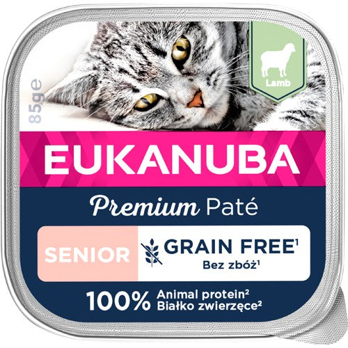 Eukanuba Cat Senior Lamb Pate 85g