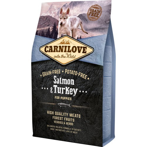 Carnilove Salmon & Turkey for Puppies 4 kg