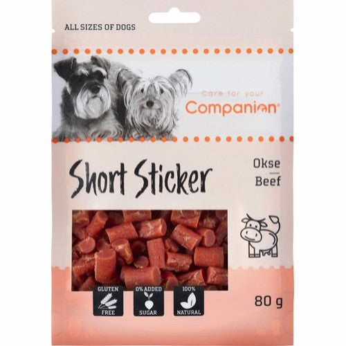 Companion Short Beef Sticks - 1,5cm, 80g