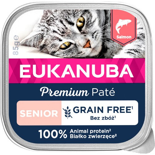 Eukanuba Cat Senior Salmon Pate 85g