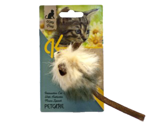 Knirkende Fuzzy-Mus Kattelegetøj-Kitty Play-PetPal
