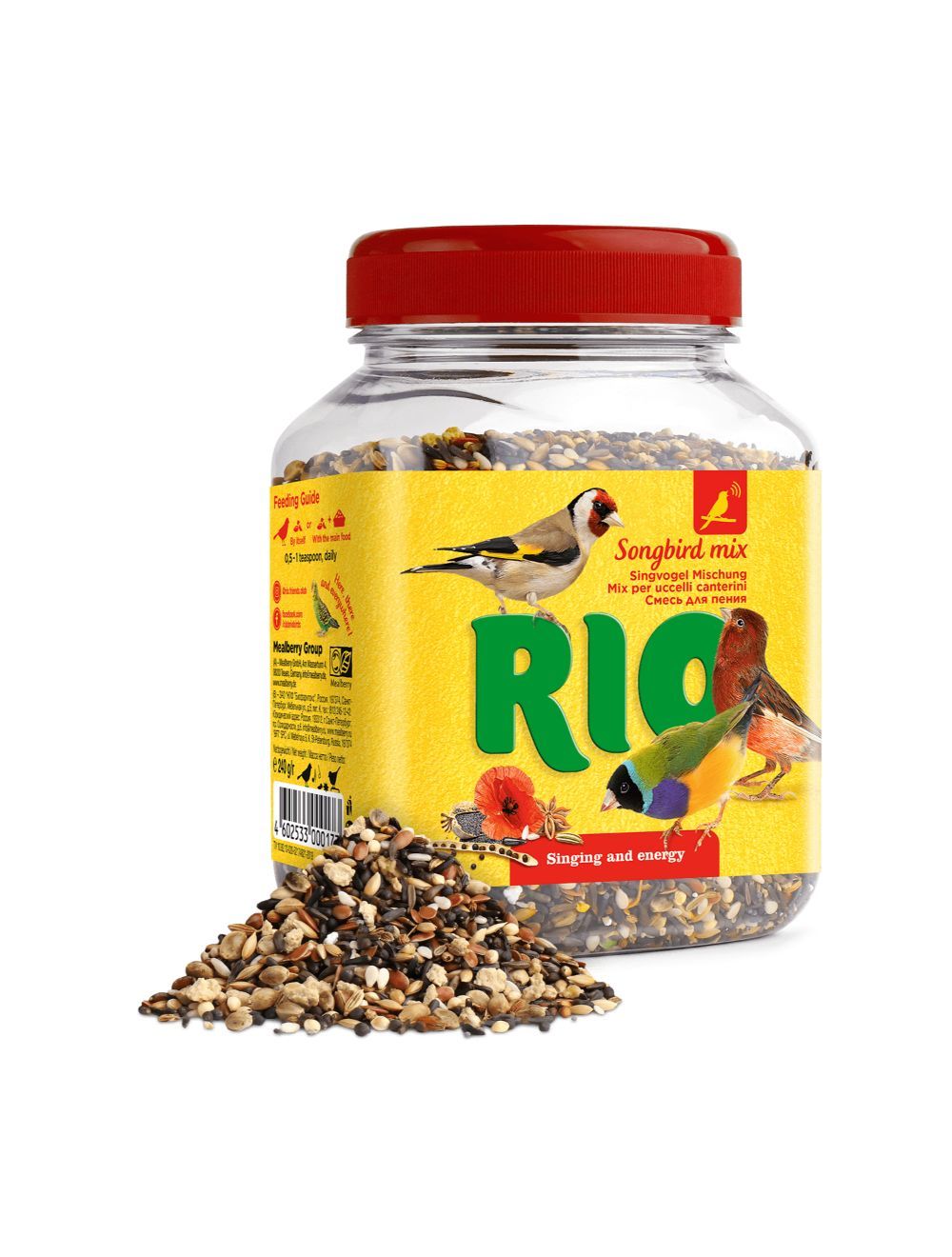 Rio Sangfugl Mix, 240 G-Finkefoder-RIO-PetPal