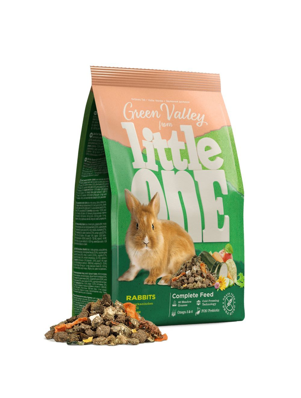 Little One Green Valley .Kanin, 750 G-Kanin Foder-Little One-PetPal