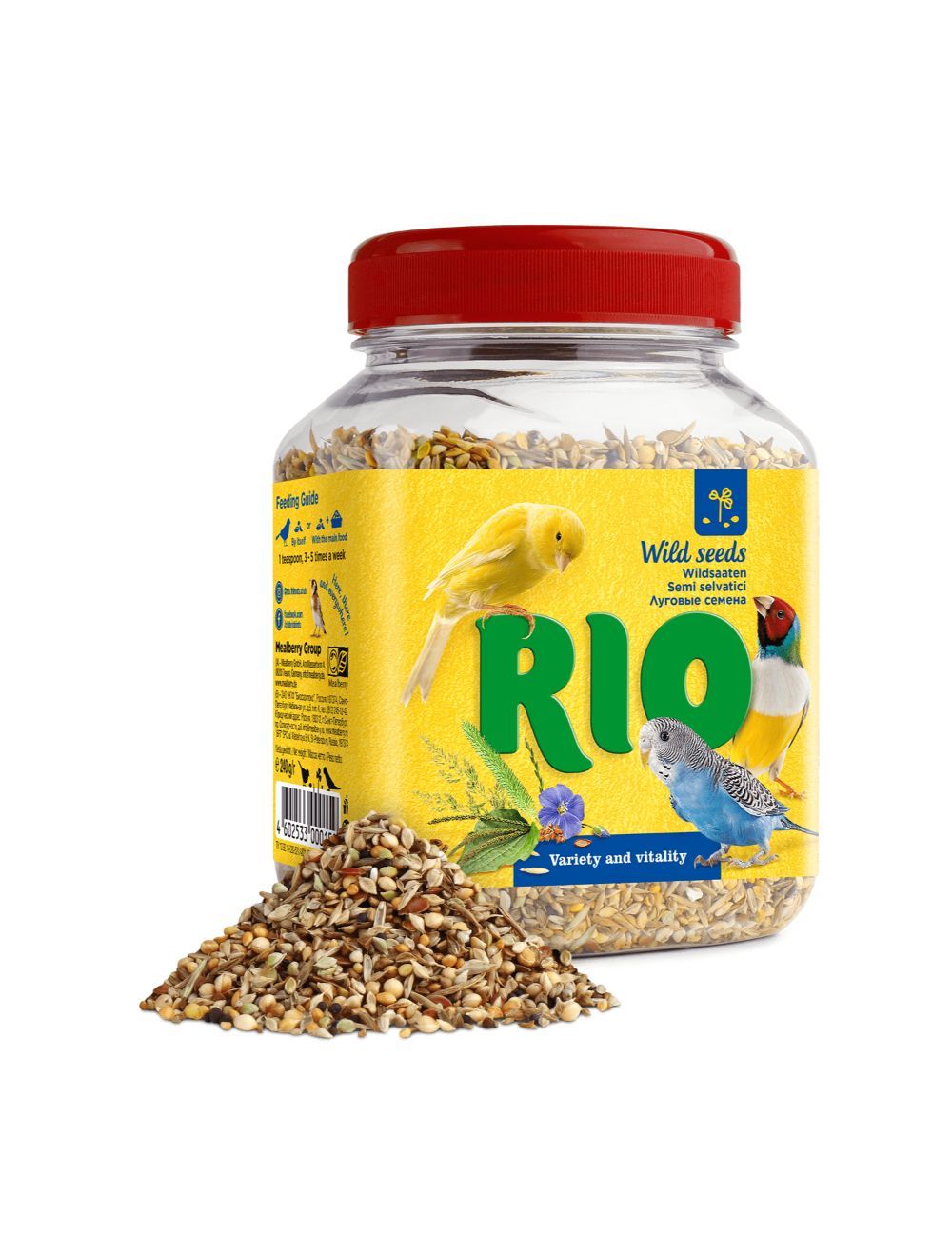 Rio Vilde Frømix, 240 G-Øvrigt Fugle Foder-RIO-PetPal
