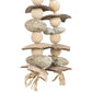 Natural toy, coconut/seashells, 35 cm