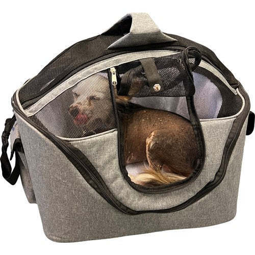 Companion pet transport bag w/detachable fleece 49x40x35cm