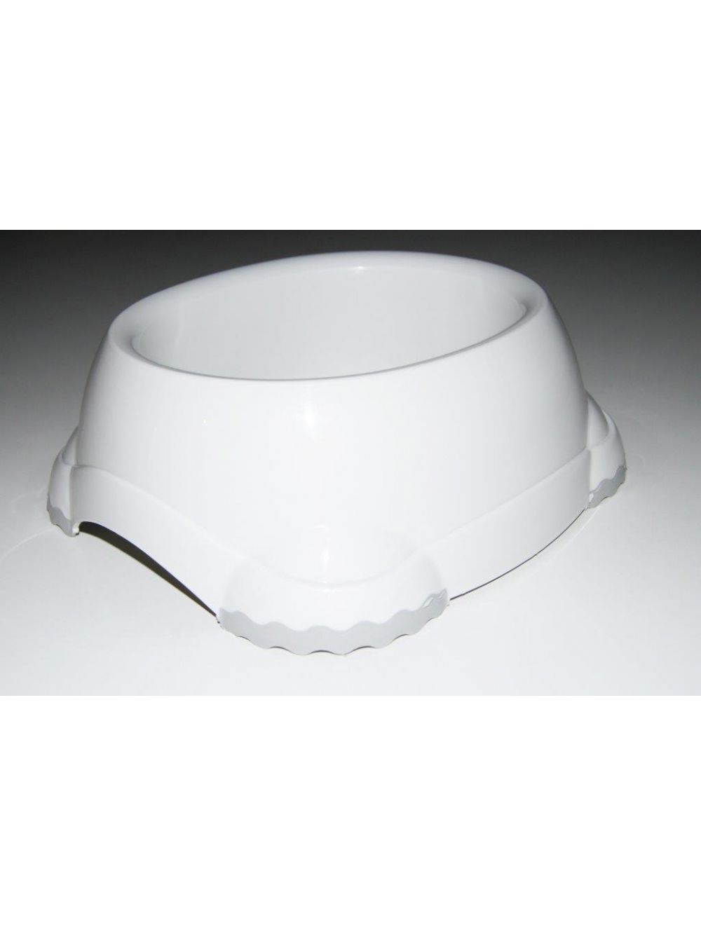 Smarty Bowl 4 Hvid-Plastik Hundeskål-Moderna-PetPal
