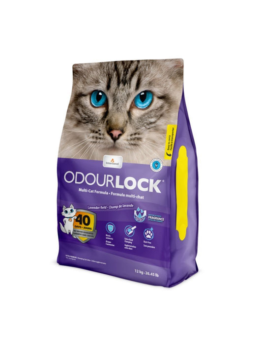 Odour Lock Lavendel 12Kg-Kattegrus-Intersand-PetPal