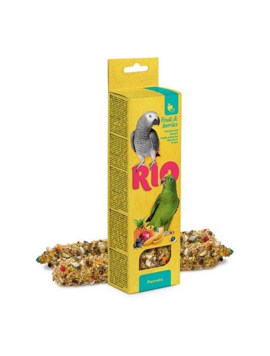Rio Sticks M. Frugt+Bær, 2X90G-Frøstang-RIO-PetPal