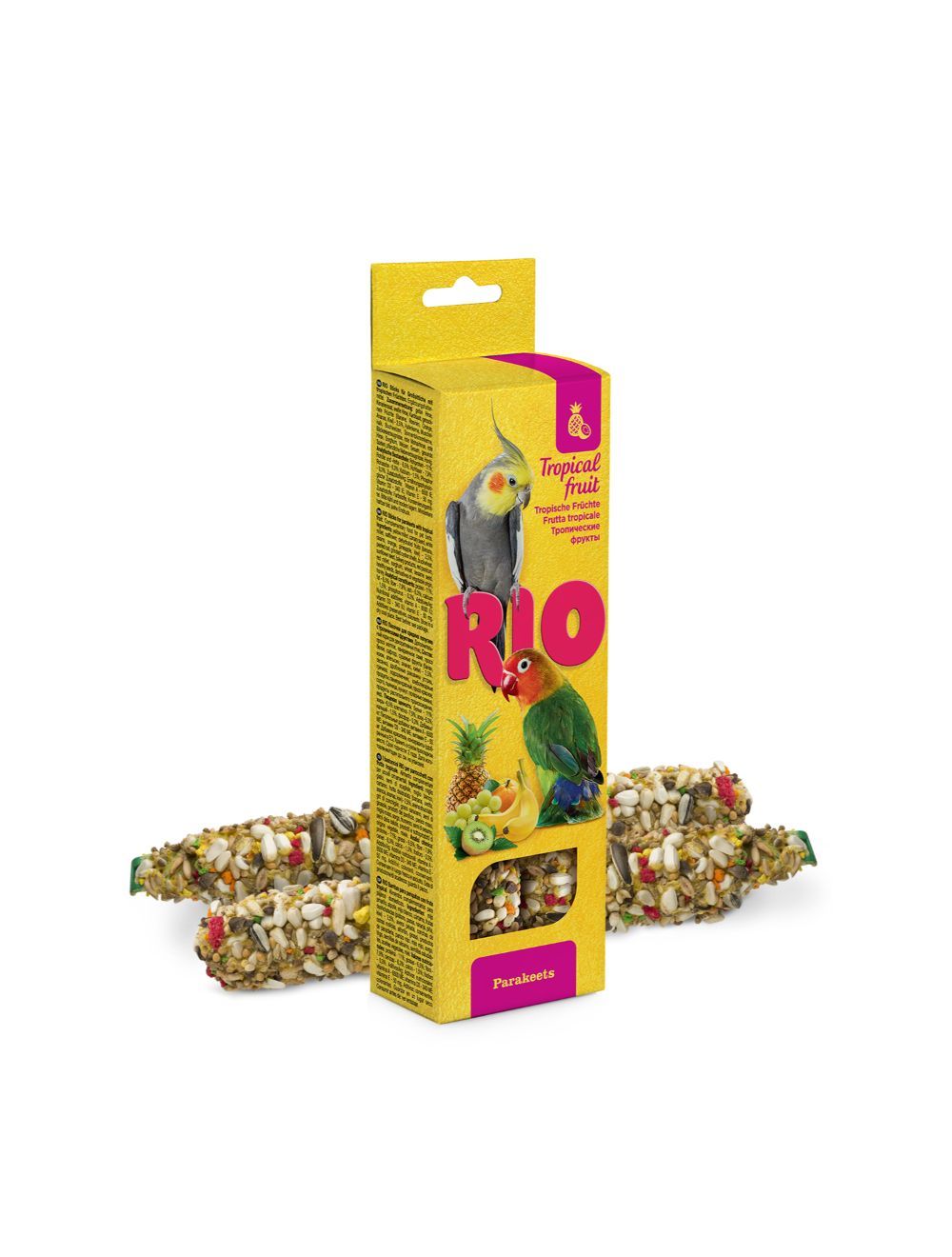 Rio Sticks M. Tropisk Frugt, 2X75G-Frøstang-RIO-PetPal