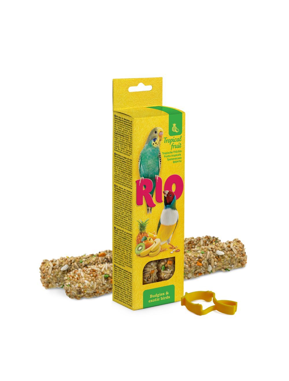 Rio Sticks M. Tropisk Frugt, 2X40G-Frøstang-RIO-PetPal