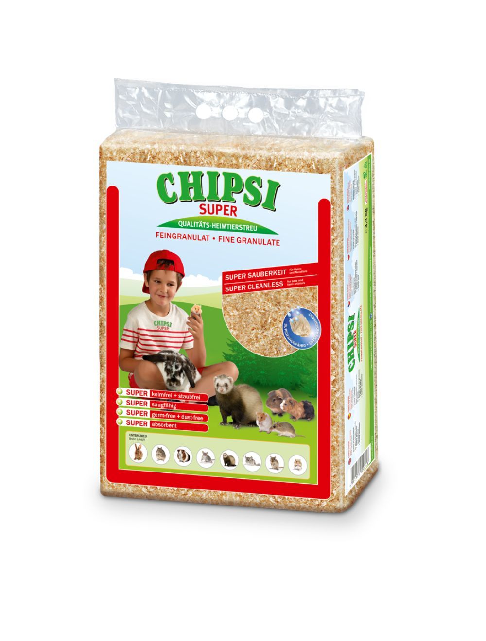 Chipsi Super Fin Granulat 3,4Kg-Spåner-Chipsi-PetPal